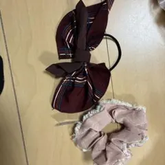 新品シュシュ、リボン