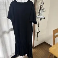 NIKO AND... 半袖 ロングワンピース ブラック L
