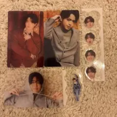 TravisJapan 吉澤閑也　カレンダー　クリアカード　かおかおシール