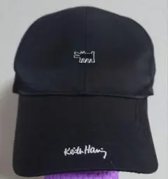 Keith Haring 黒 ベースボールキャップ