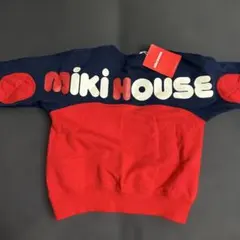 ミキハウス　バックロゴトレーナー　80cm