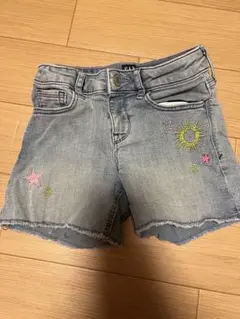 星刺繍カジュアル ショートパンツ 130cm
