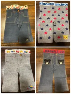 ミキハウス　MIKIHOUSE レギンス　ズボン　スパッツ　4枚セット