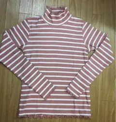 【新品!!】ever closet ボーダー柄ハイネックセーター 160cm