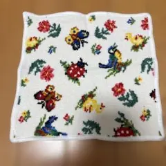 FEILER 花と昆虫デザイン タオルハンカチ