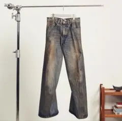 【美品！】【NVRFRGT】3D Twisted Wide Leg Jeans