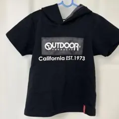 OUTDOOR PRODUCTS フード付きTシャツ ブラック 130のサムネイル
