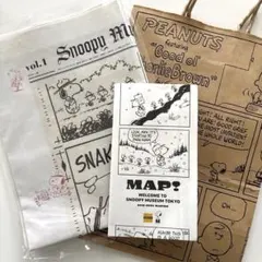 ⭐︎スヌーピー ミュージアム 新聞・紙袋 マップ⭐︎のサムネイル