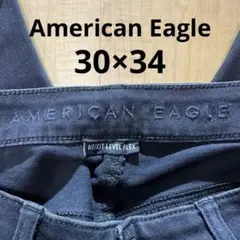 ◆アメリカンイーグル SKINNY ブラックデニム　us30×34