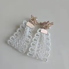しまむら milk lotus anchan イヤリング 花レースのサムネイル