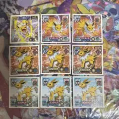 美品 メタリック サンダース ポケモン 最強シール烈伝スーパーDX