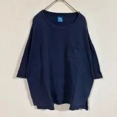 【OUTDOOR】(3L)胸ポケット付き半袖Tシャツ/コットン混/シンプル