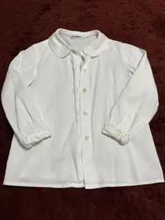 familiar ホワイト長袖シャツ 110cm
