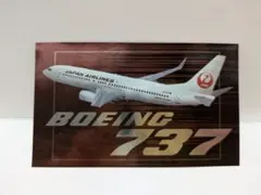 Japan Airlines Boeing 737 ステッカー