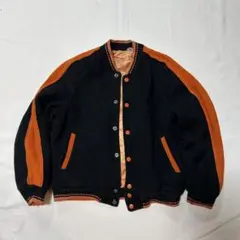 50s 60s vintage リバーシブルスタジャン usa製 襤褸 短丈