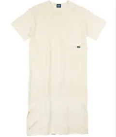 KAVU ロング丈シャツワンピース アイボリー キナリ M キャンプ フェス