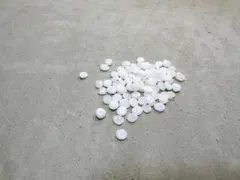 天然石 鉱物 ホワイトオパール ロンデル ハンドメイドアクセサリーパーツ