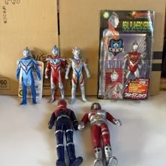 ウルトラマン　フィギュアセット 6体　仮面ライダー　ソフビ