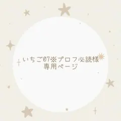 いちご07※プロフ必読様専用ページ