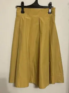 PARLMASEL イエローフレアスカート