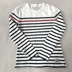 BEYOND STYLE EXCHANGE ストライプ長袖Tシャツ M