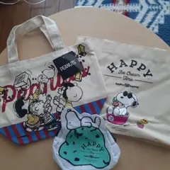 スヌーピートートバッグセット 新品