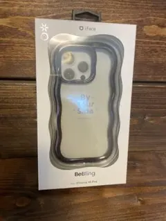 新品iPhone16proブラックiface BeBling