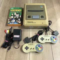 SFC 任天堂　スーパーファミコン　本体一式　ソフト　コントローラー 2個