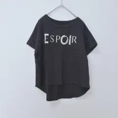 Tシャツ　プリント　綿　コットン100　シンプル　カジュアル　半袖　Ｆ