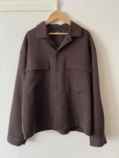 シャツジャケット　ブラウン