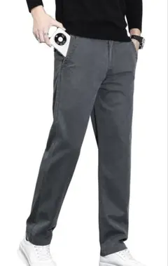 ズボン テンセル パンツ ボトムス 細身 ストレート 伸縮 ユニセックス