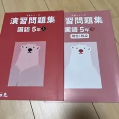 四谷大塚　予習シリーズ演習問題集 国語 5年上 解答・解説付き