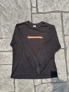 thisisneverthat ロゴ 長袖Tシャツ ブラックのサムネイル