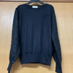 ANTIPAST アンティパスト　黒　エンブロイダリー　サイズ2