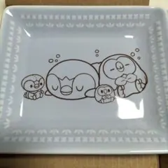 一番くじ ポケピース Ｆ賞レースプレート ポッチャマ&モクロー