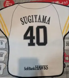 福岡ソフトバンクホークス　シークレット　ダイカットラリータオル　杉山一樹