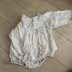 韓国ベビー服　刺繍ロンパース