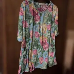 Top Colour 花柄 五分袖 カットソーのサムネイル