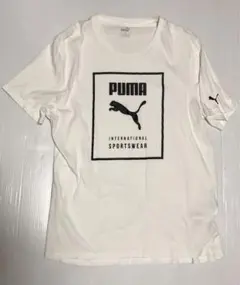 PUMA ホワイト Tシャツ Lサイズ
