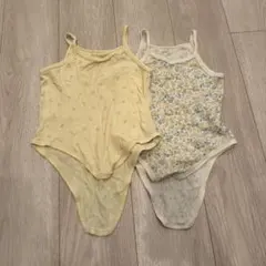 80 tete a tete キャミソール ロンパース 肌着 ２枚セット