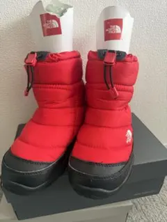 THE NORTH FACE キッズ ブーツ レッド