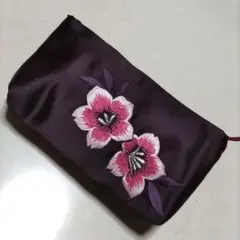 帯布 ポーチ 小物入れ 和柄 和装 リメイク