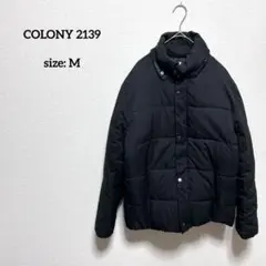 COLONY2139 中綿ジャケットM ブラック スタンドカラー アウター