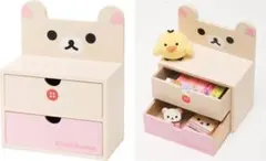 リラックマ 木製 2段 ミニチェスト リラックマ 木製 2段 ミニチェスト - メルカリ