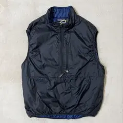Patagonia パフボールベスト 黒/青 中古・古着通販】Patagonia (パタゴニア) パフボールベスト ブラック