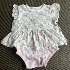 80cm Disney ミニーマウス 半袖　ロンパース