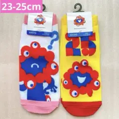 EXPO2025 ミャクミャク 靴下 23-25cm ホワイト イエロー 万博