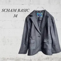【SCHAM BASIC】【M】38 日本製　美品　ビジネス　普段着　袖裏　花柄