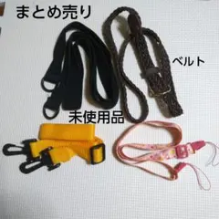 未使用品レディースベルト他 手芸用ストラップ・紐 3種