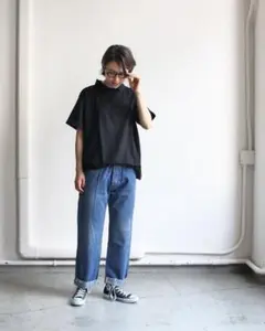 Chimala デニムパンツ インディゴ ボタンフライ 日本製 30